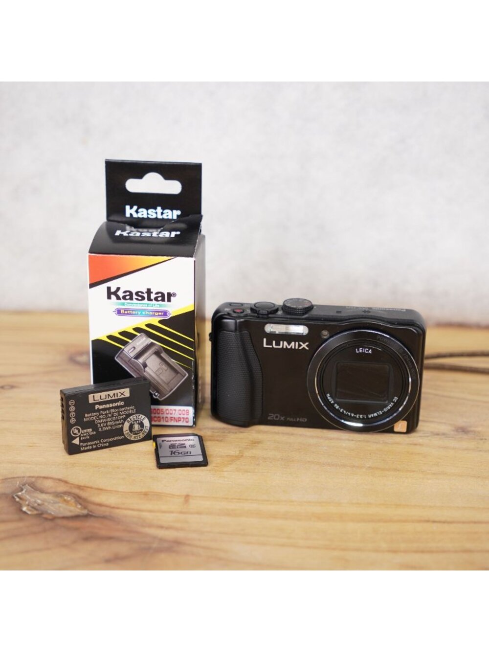 Panasonic Lumix DMC-ZS25 Digital Camera 20x Optical Zoom Leica Lens Black Tested